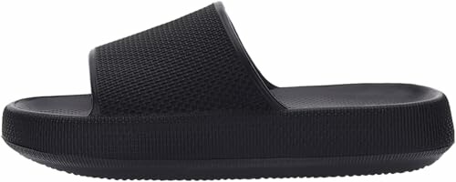 Cushioned thick sole of BRONAX Pillow Slippers providing comfort and support