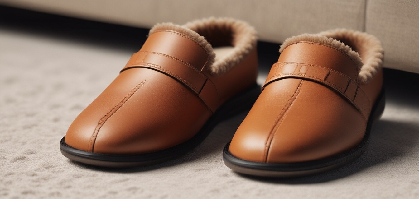 Men's slipper comfort features